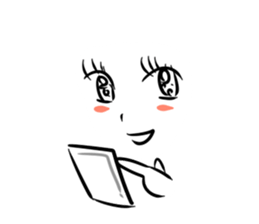 expression of various faces. sticker #532046