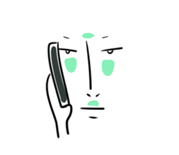 expression of various faces. sticker #532047