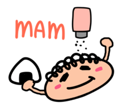 The meat-filled steamed bun sticker #566724