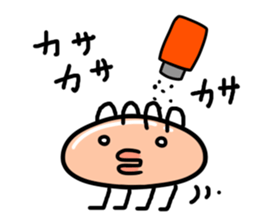 The meat-filled steamed bun sticker #566732