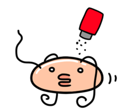 The meat-filled steamed bun sticker #566733