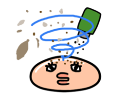 The meat-filled steamed bun sticker #566747