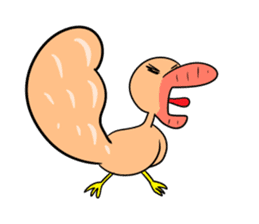 The monstrous bird of a mystery sticker #621033