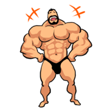 Super Muscle Man sticker #799411