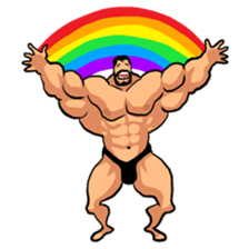 Super Muscle Man sticker #799419