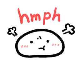 Talking rice cake sticker #846848