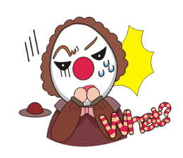 Happiness in Clowns and Circus life. sticker #861871