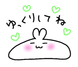 cawaii rabbit raice cake sticker #933329