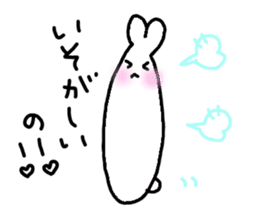 cawaii rabbit raice cake sticker #933332