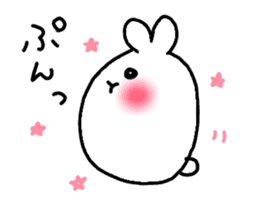 cawaii rabbit raice cake sticker #933347