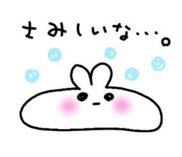 cawaii rabbit raice cake sticker #933351