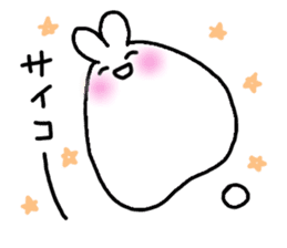 cawaii rabbit raice cake sticker #933356