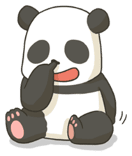 Fatty the Panda sticker #1136759