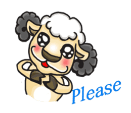 2015 mascot: QQ Sheep sticker #1193217