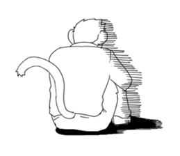 Monkey Muscle Guppo sticker #1372813