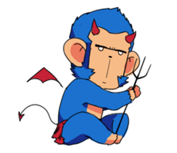 Monkey Muscle Guppo sticker #1372838