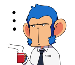 Monkey Muscle Guppo sticker #1372841