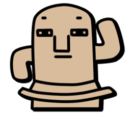 Haniwa doesn't feel like doing anything! sticker #1401210