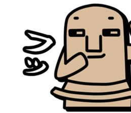 Haniwa doesn't feel like doing anything! sticker #1401213
