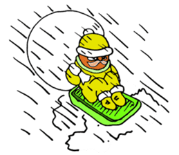 Santa Claus, Snowboarding sticker #1499368