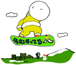 Santa Claus, Snowboarding sticker #1499371