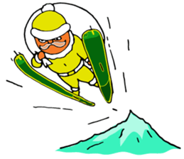 Santa Claus, Snowboarding sticker #1499373