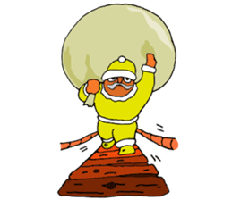 Santa Claus, Snowboarding sticker #1499377