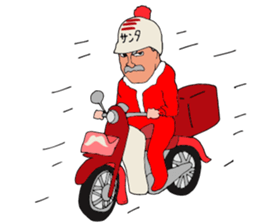 Santa Claus, Snowboarding sticker #1499392