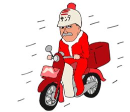 Santa Claus, Snowboarding sticker #1499392