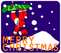 Santa Claus, Snowboarding sticker #1499398