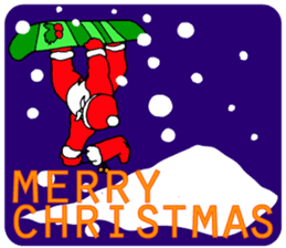 Santa Claus, Snowboarding sticker #1499398