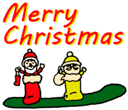 Santa Claus, Snowboarding sticker #1499399