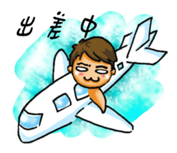 Stickers of a Sweating Employee sticker #1556070