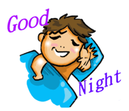 Stickers of a Sweating Employee sticker #1556083