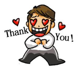 Stickers of a Sweating Employee sticker #1556095