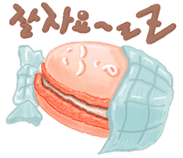 Macaron jjung sticker #1597240