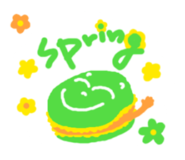 Macaron jjung sticker #1597269
