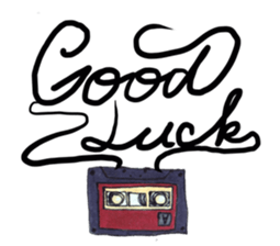 Black dog and girls! sticker #1701432