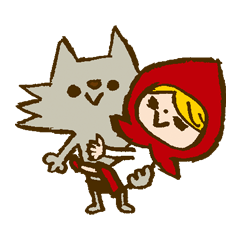 Little Red Riding Hood and Wolf