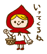 Little Red Riding Hood and Wolf sticker #1764401