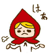 Little Red Riding Hood and Wolf sticker #1764438