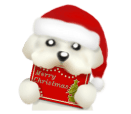 Happiness of the Maltese dog sticker #1832437