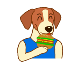 cute beagle dogs sticker #1858667