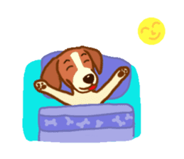 cute beagle dogs sticker #1858668