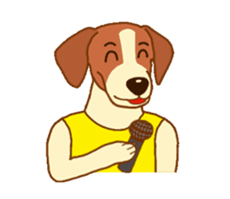 cute beagle dogs sticker #1858690