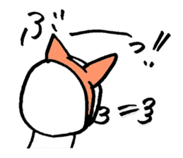 one word cat and rabbit sticker #1886100