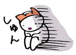 one word cat and rabbit sticker #1886105