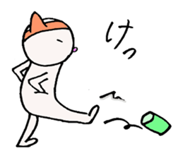 one word cat and rabbit sticker #1886116