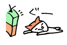 one word cat and rabbit sticker #1886118