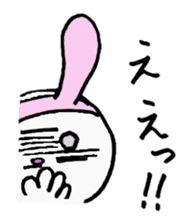 one word cat and rabbit sticker #1886126